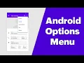Options Menu in Android Android Tutorial for Beginners