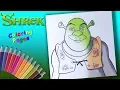 Shrek Coloring Book Pages For Kids How to Color Shrek