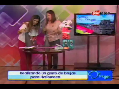 Realizando un gorro de brujas para Halloween
