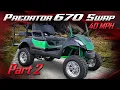 Predator 670 Swapped Yamaha G29 Build - Part 2
