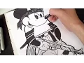 Como dibujar a Mickey Mouse Gangsta Wizard Graffiti - Special 5 mil Subs