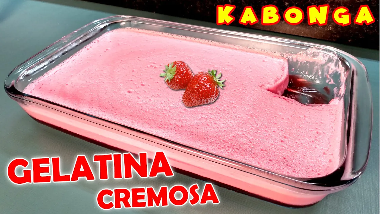 SOBREMESA DE GELATINA COM 2 INGREDIENTES - FÁCIL E DELICIOSA (SUPER ECONÔMICA) - Isamara Amâncio. 