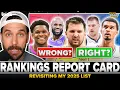 Grading my 2025 NBA Player Rankings Who I got WRONG RIGHT