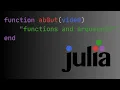 Julia - Functions Arguments