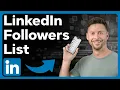 How To Check LinkedIn Followers