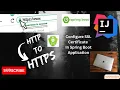 HTTP to HTTPS in a Spring Boot application KodeSolo KodeSolo
