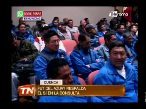 FUT del Azuay respalda el Sí en al consulta