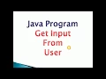 Get input From user as an Integer Float String Using java Java Program
