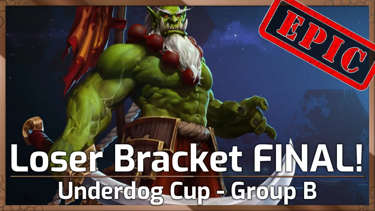 EPIC Loser Bracket FINAL! - Underdog Cup #3 - Heroes of the Storm