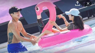 korean dating show pink lie ep1 4 dahae and chansol cute couple moments