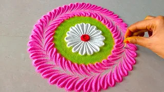 Tulsi Vivah Attractive Rangoli | तुलसी विवाह रंगोली | Dev Diwali Rangoli/Dev Uthani Ekadashi Rangoli