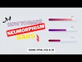 How to make loading bars using HTML CSS and JavaScript Neumorphism Progress Bar