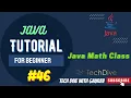 Math Class Functions in Java pow sqrt floor etc Java Math class in hindi Tutorial