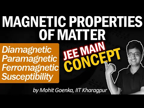 Download MP3 Magnetic Materials | Dia-Para and Ferromagnetism | Susceptibility | Hysteresis Curve | JEE Physics