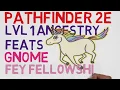 Gnome Ancestry Feats Level 1 Fey Fellowship Pathfinder 2E Feats