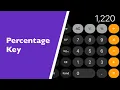 Using The Apple iPhone Calculator Ap To Work Out A Percentage Of Something Percent Key