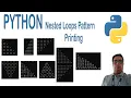 Python Nested Loops in python Pattern Printing in Python