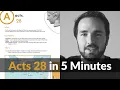 Acts 28 Summary in 5 Minutes - 2BeLikeChrist