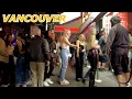 Vancouver s Nightlife Walk Stroll Dance Drink and Dine in Downtown Vancouver Canada 4K