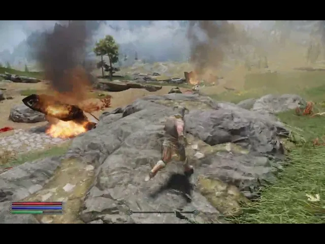 Skyrim Huge Tank Battle