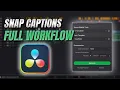 Snap Captions Full Tutorial WalkThrough