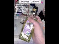 Lip gloss tutorial