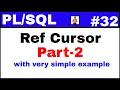 Tutorial Ref cursor lab with simplest example