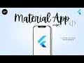 Flutter Widget Tutorial Material App Widget for Beginners Flutter Tutorial Dart