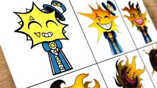Drawing Sprunki Wonder Phase 1 To Phase 6 ( Incredibox Sprunki x Roblox Wonderland )