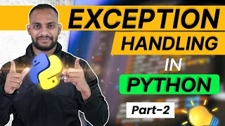 Exception Handling in Python Hindi Part - 2 Python Hindi Tutorial Ineuron Hindi