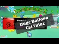 Huge Balloon Cat Value in Pet Simulator X Roblox Pet Sim X Cat World Update Values