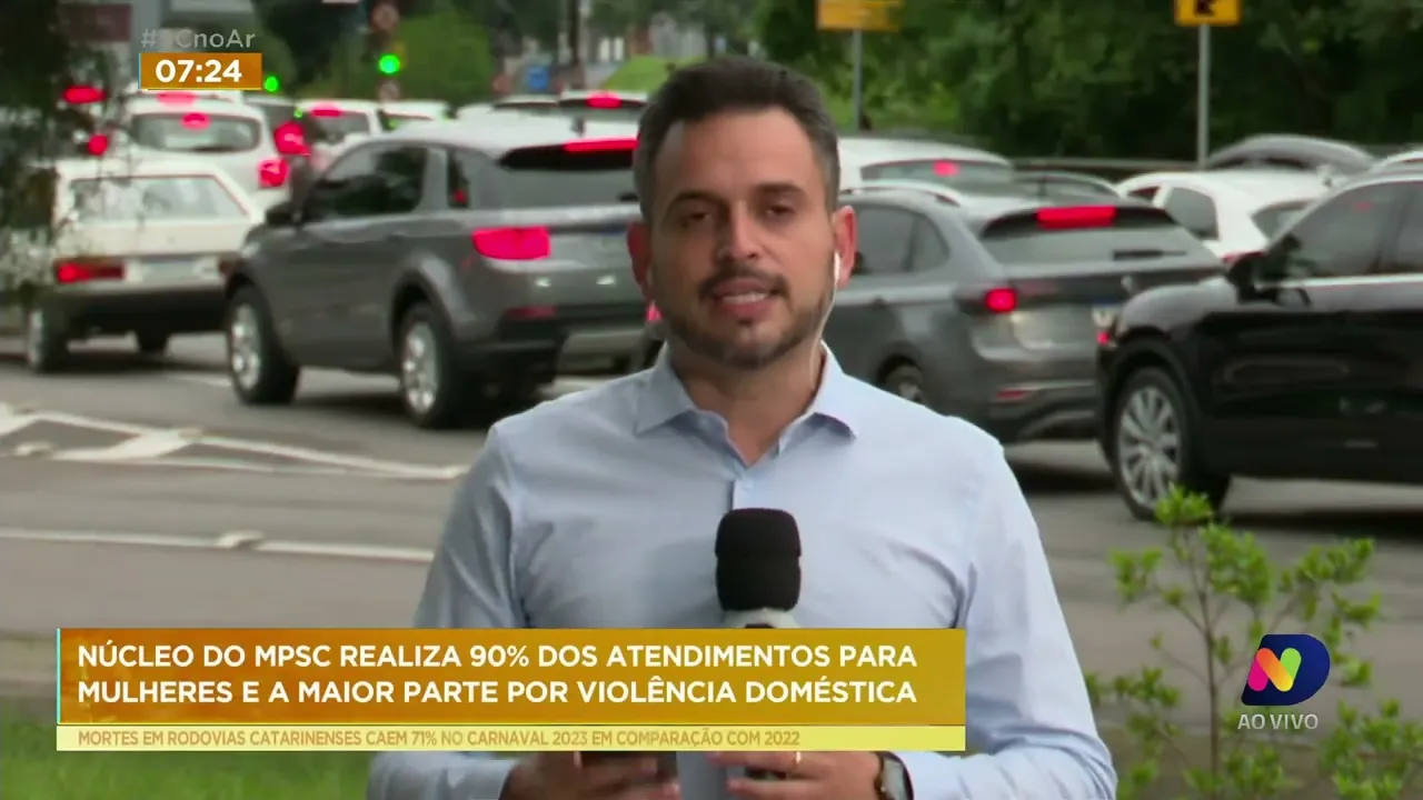 Mais da metade dos casos atendidos pelo núcleo de apoio do MPSC corresponde a violência doméstica