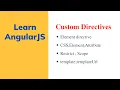 AngularJS-Custom Directive