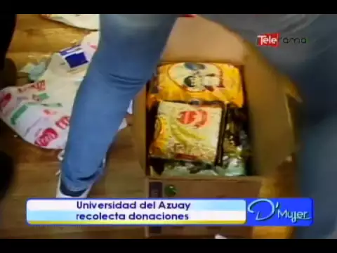 Universidad del Azuay recolecta donaciones