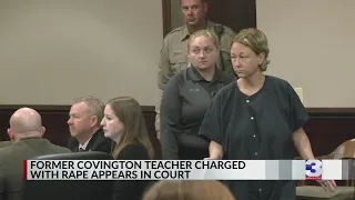 Bond revoked for former teacher accused of rape says she was pregnant in phone call
