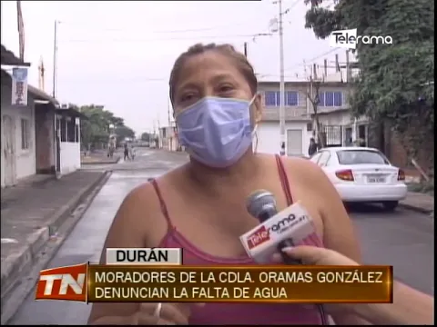 Moradores de la Cdla. Oramas González denuncian la falta de agua