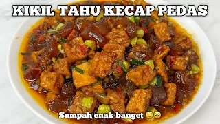 NGABISIN NASI !! MENU RUMAHAN KIKIL TAHU KECAP PEDAS EMANG SE NAGIH ITU
