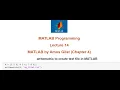 Creating Text File using writematrix Command Lec 14 With English Subtitles