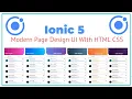 Ionic 5 Angular 12 Modern UI List Page With ion-segment