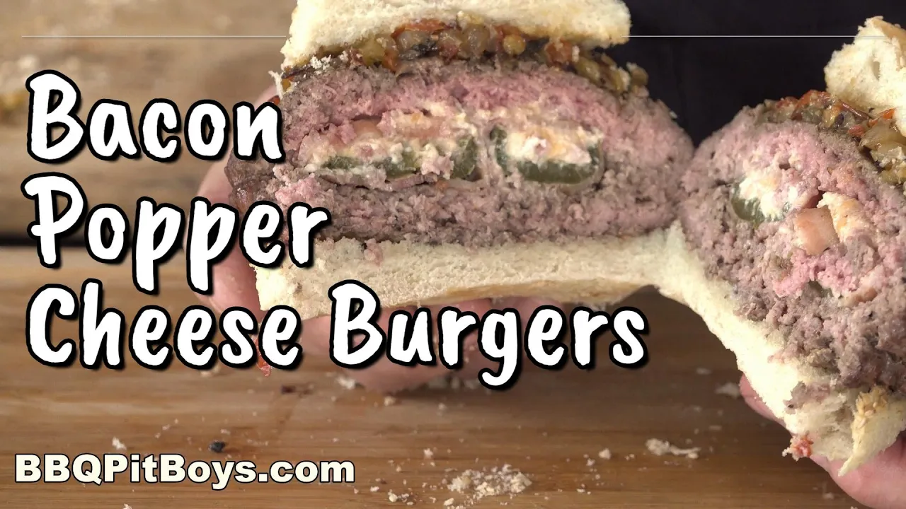 Bacon & Cheese Jalapeno Popper Burgers