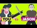 Download Lagu YOU vs JASON VOORHEES - How Can You Defeat and Survive It (Friday the 13th Movie)