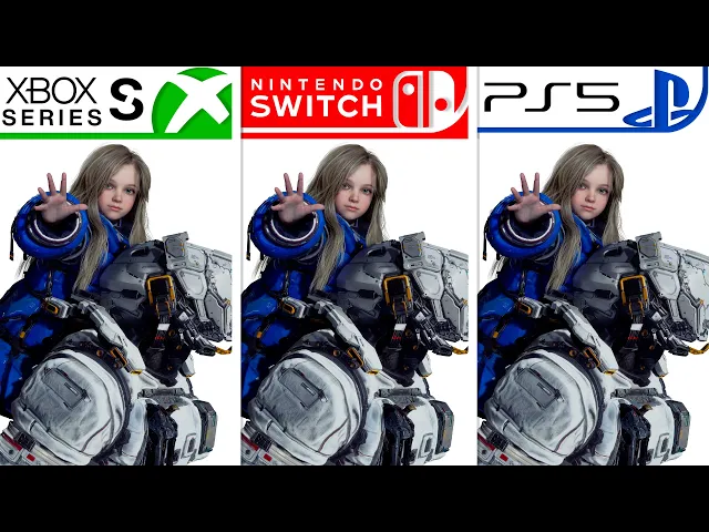 Pragmata | Switch 2 - Xbox Series S - PS5 | Graphics Comparison