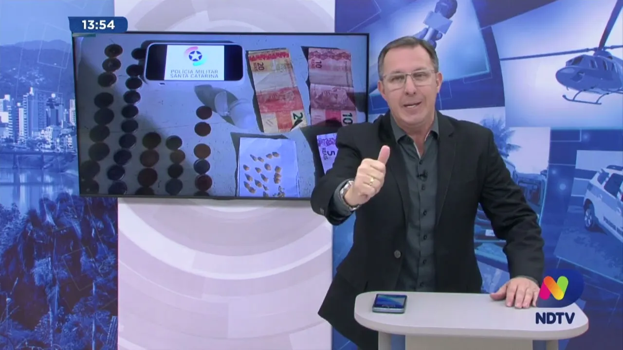 Tráfico de drogas: homem com tornozeleira eletrônica é preso na rua Hermann Huscher