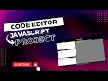 Build a Code Editor Project using JavaScript Live Code editor like CodePen