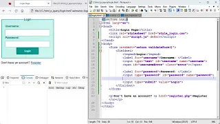 JavaScript 15 Client-side validation using JS for the login form onsubmit event