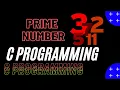 Prime Number Program C Programming Series Basic Programs in C Language SasH