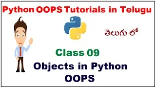 Init Method Create a fully initialized object in Python OOPS Telugu VLR Training Class 09