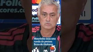 Mourinho vuelve a dar una rueda de prensa llena de titulares y de sus ya famosos ¿por qué?