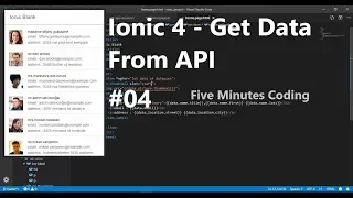 Ionic 4 - Get Data From API