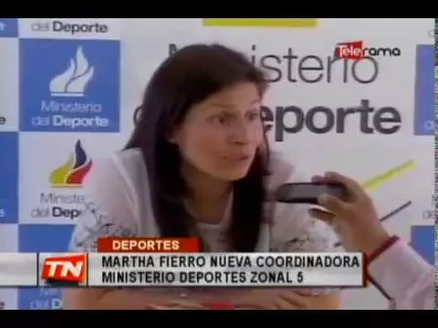 Martha Fierro nueva coordinadora ministerio deportes Zona 5